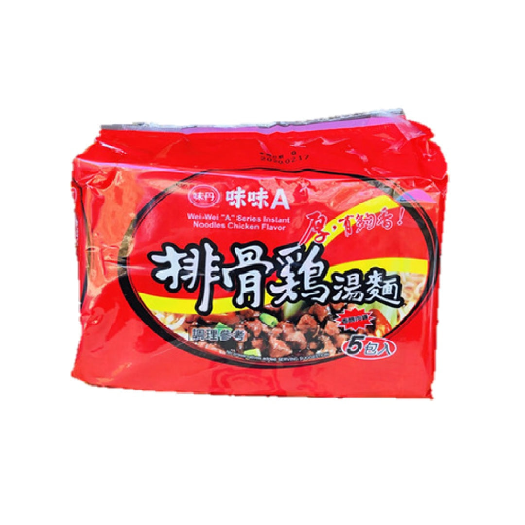 味丹WD Instant Noodle With Pork Ribs In Chicken Soup 5Pk