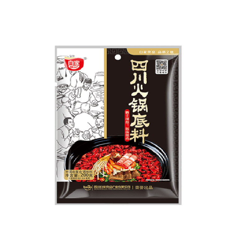 Baijia Hot Pot Sichuan Sauce 200G