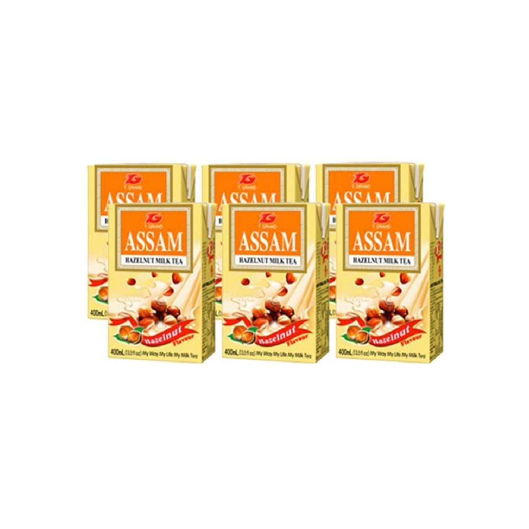 阿萨姆 Assam Hazelnut Milk Tea 400Mlx6Pk