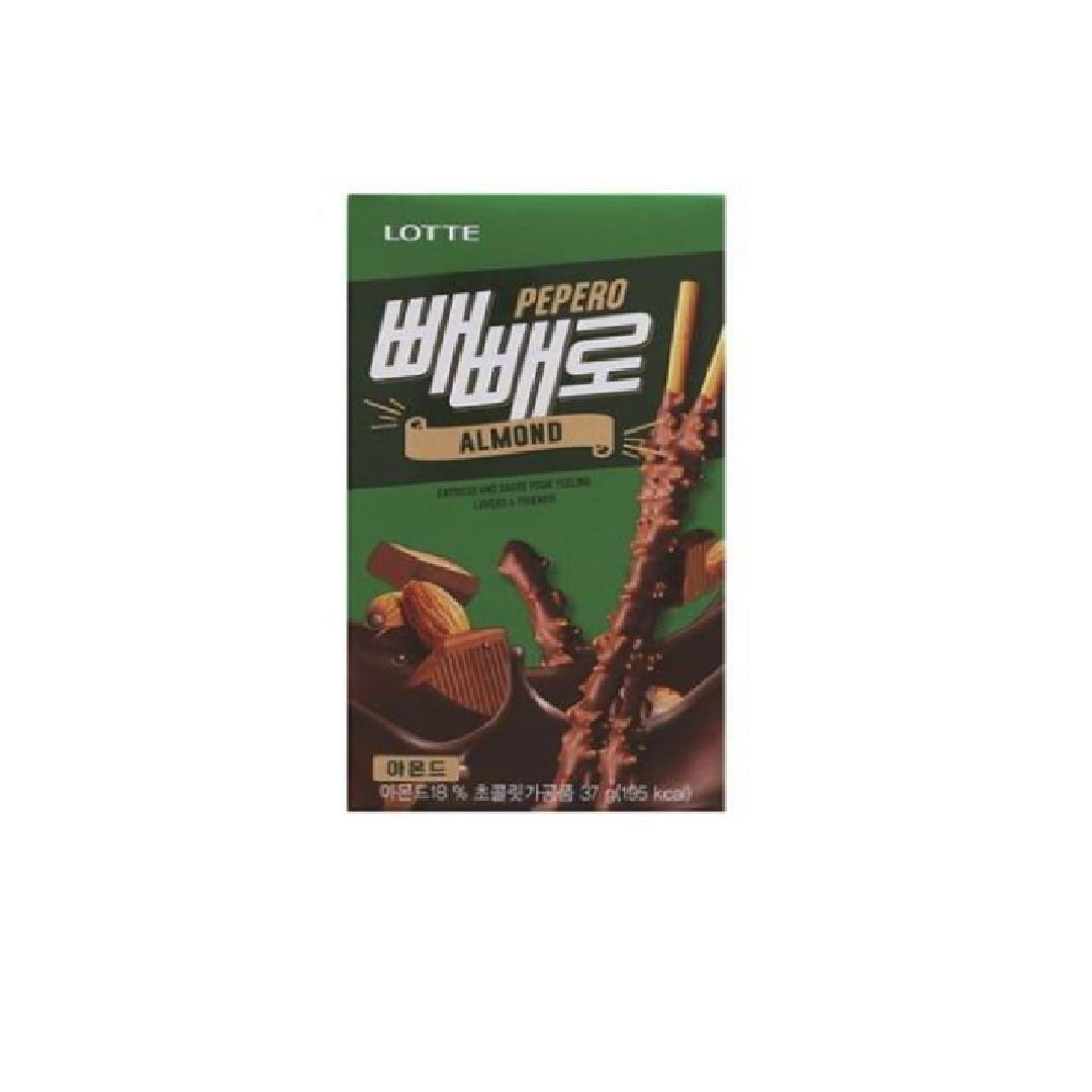 乐天Lotte Pepero Almond Choco 37 G