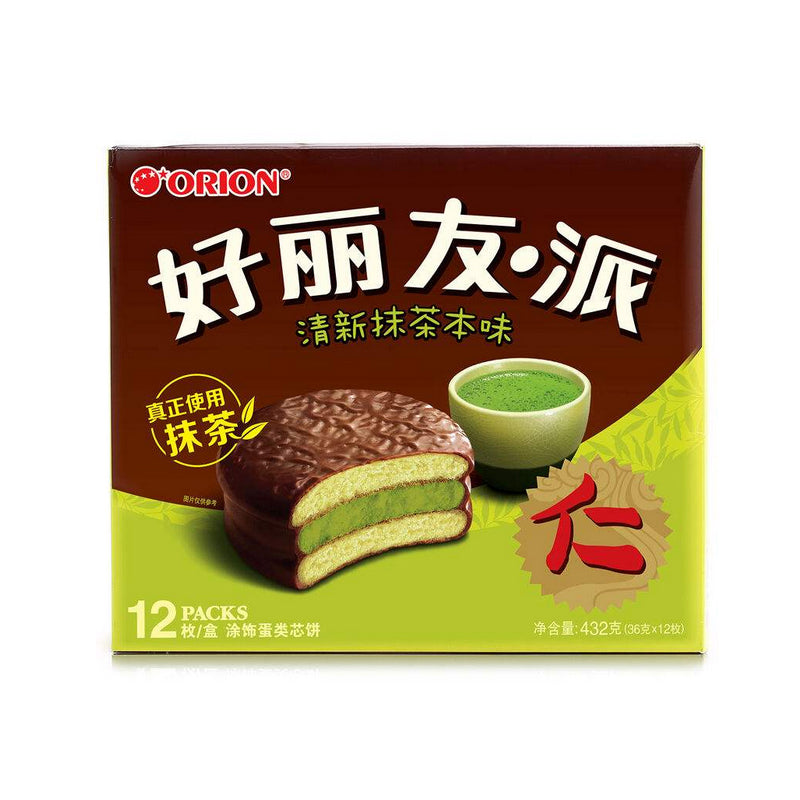 Orion Matcha Flavour Pie 432G