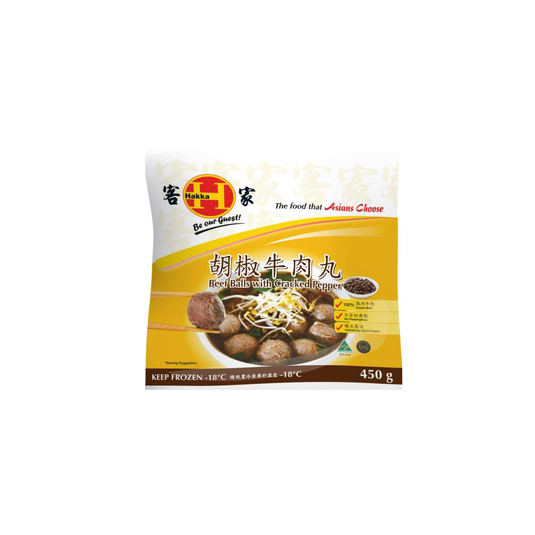 客家Hakka Beef Balls With Cracked Pepper 450G