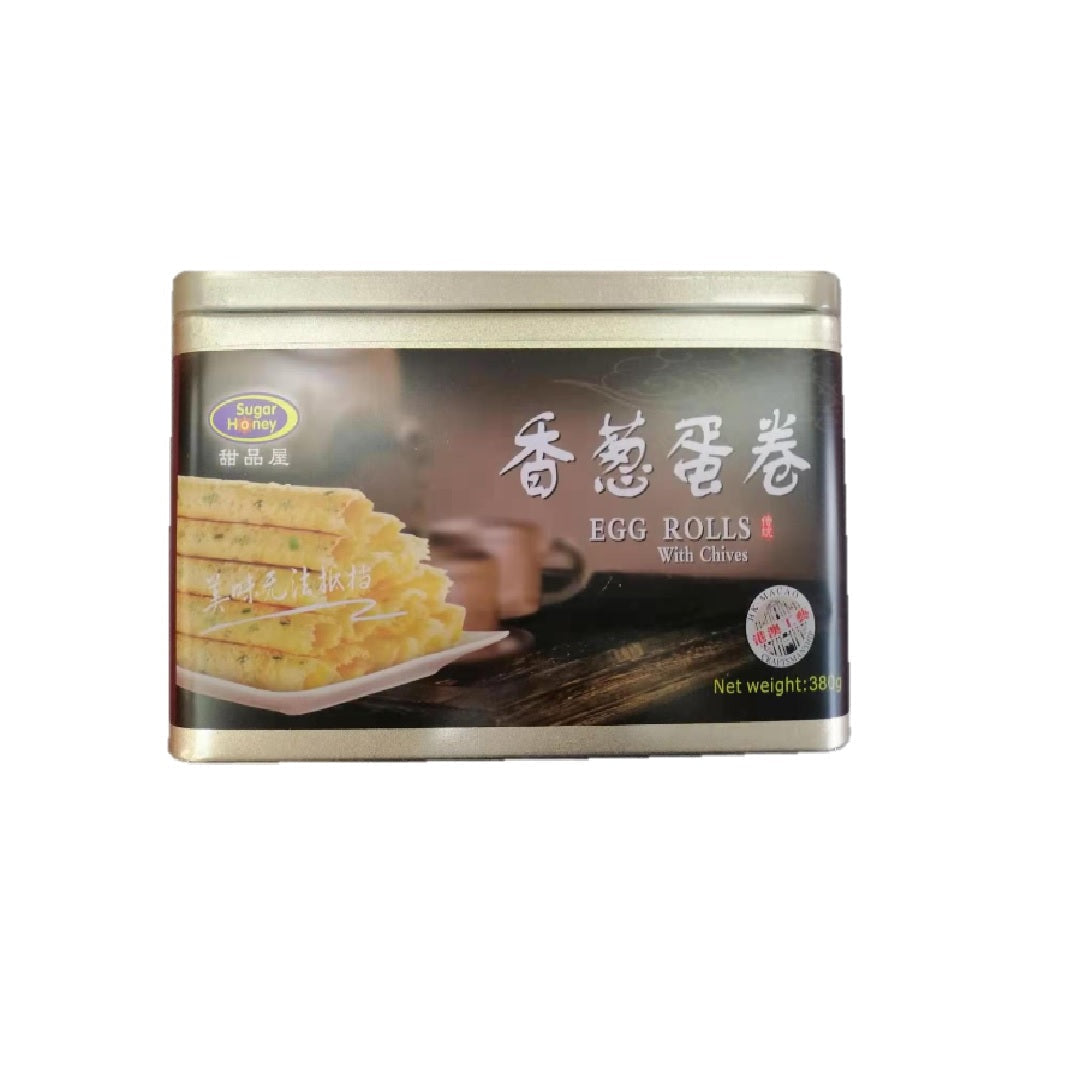 甜品屋Sugar Honey Egg Rolls Chive Flavour 380 G