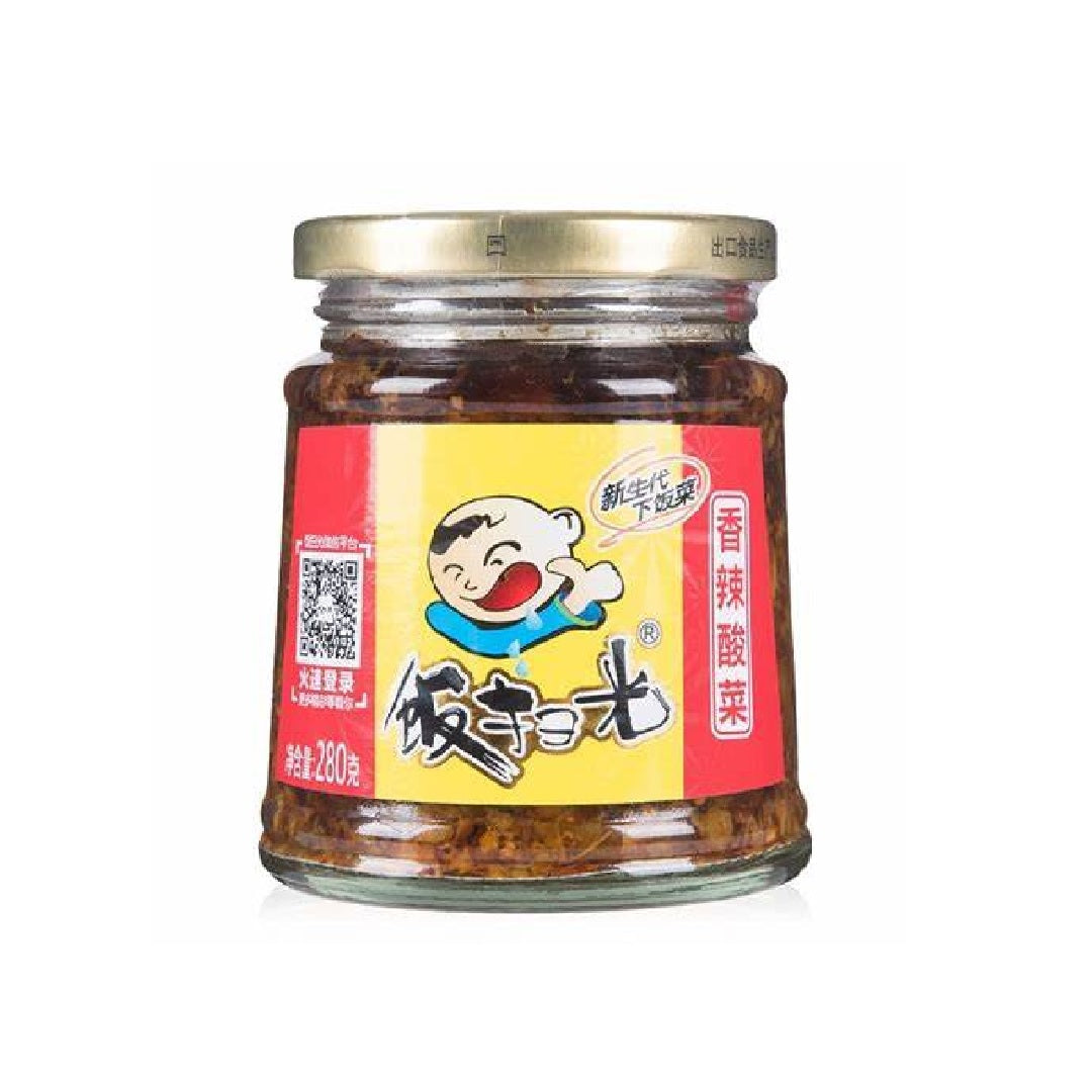 饭扫光Fsg Sour & Spicy Pickled Cabbage 280G