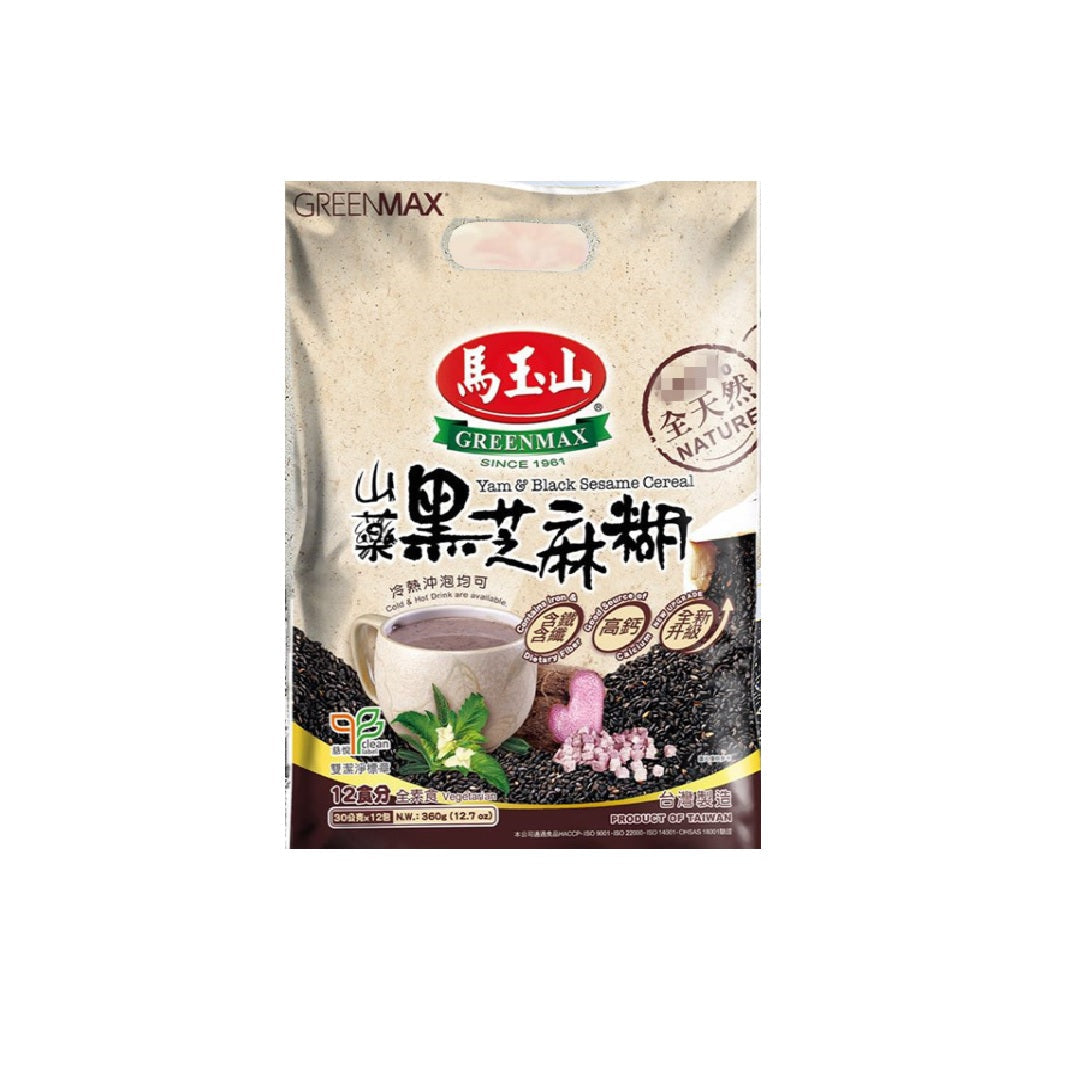 马玉山Green Max Yam Black Sesame Cereal 360G