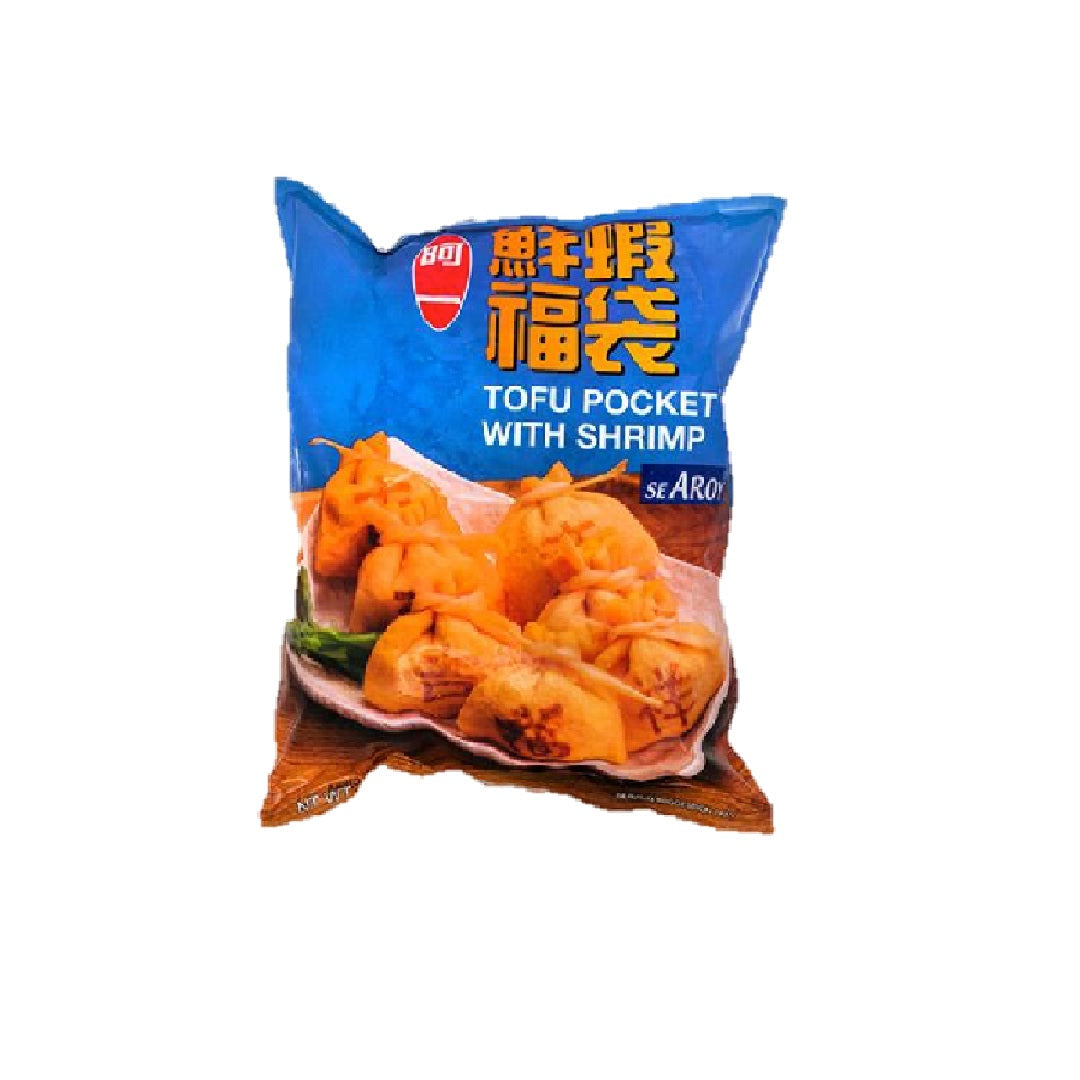 阿一Searoy Tofu Pocket With Shrimp 500G