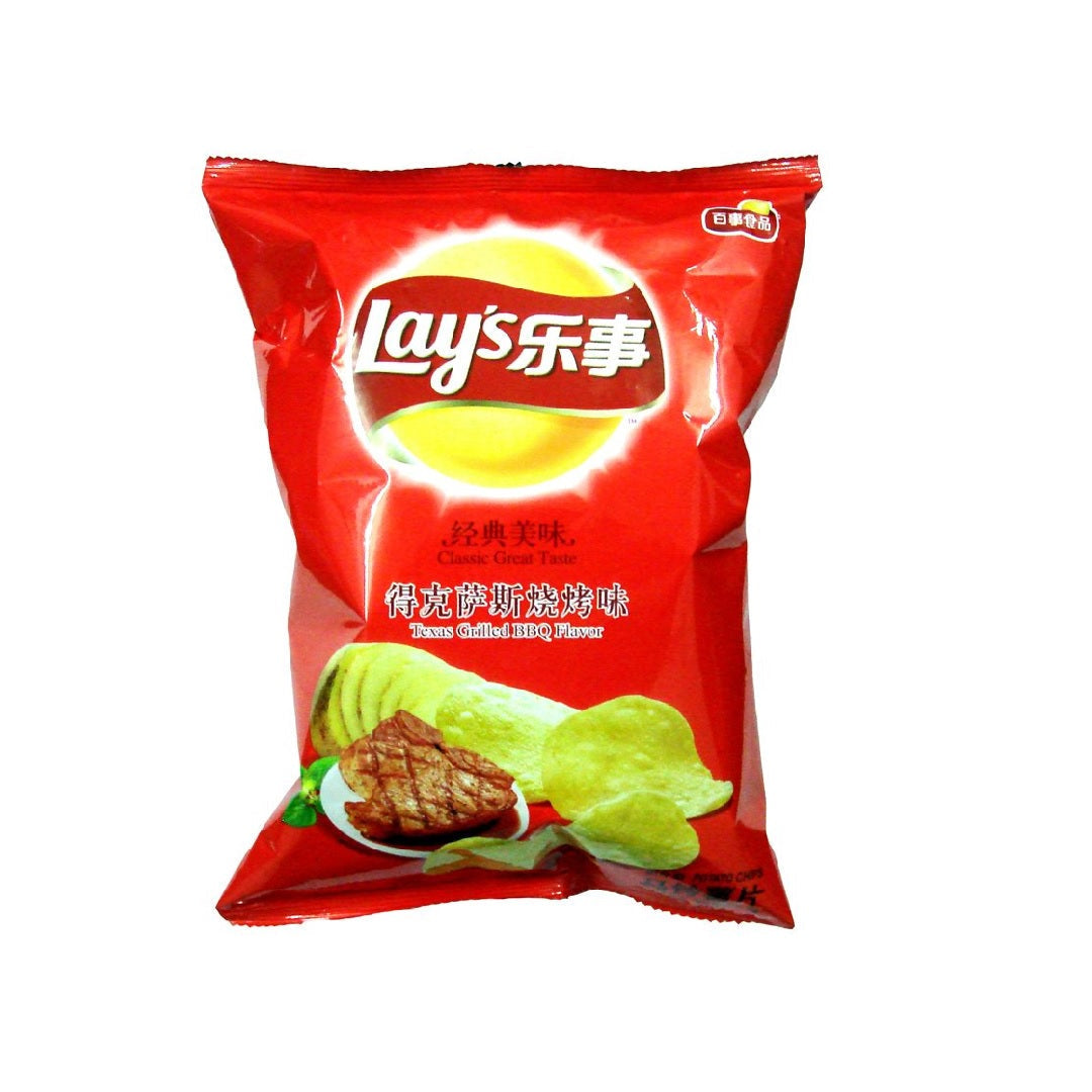 乐事Lays Texas BBQ Flavour Potato Chips 70G