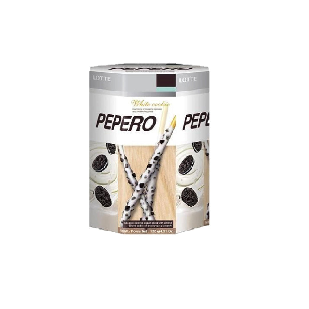 乐天Lotte Pepero White Chocolate Cookie  128G