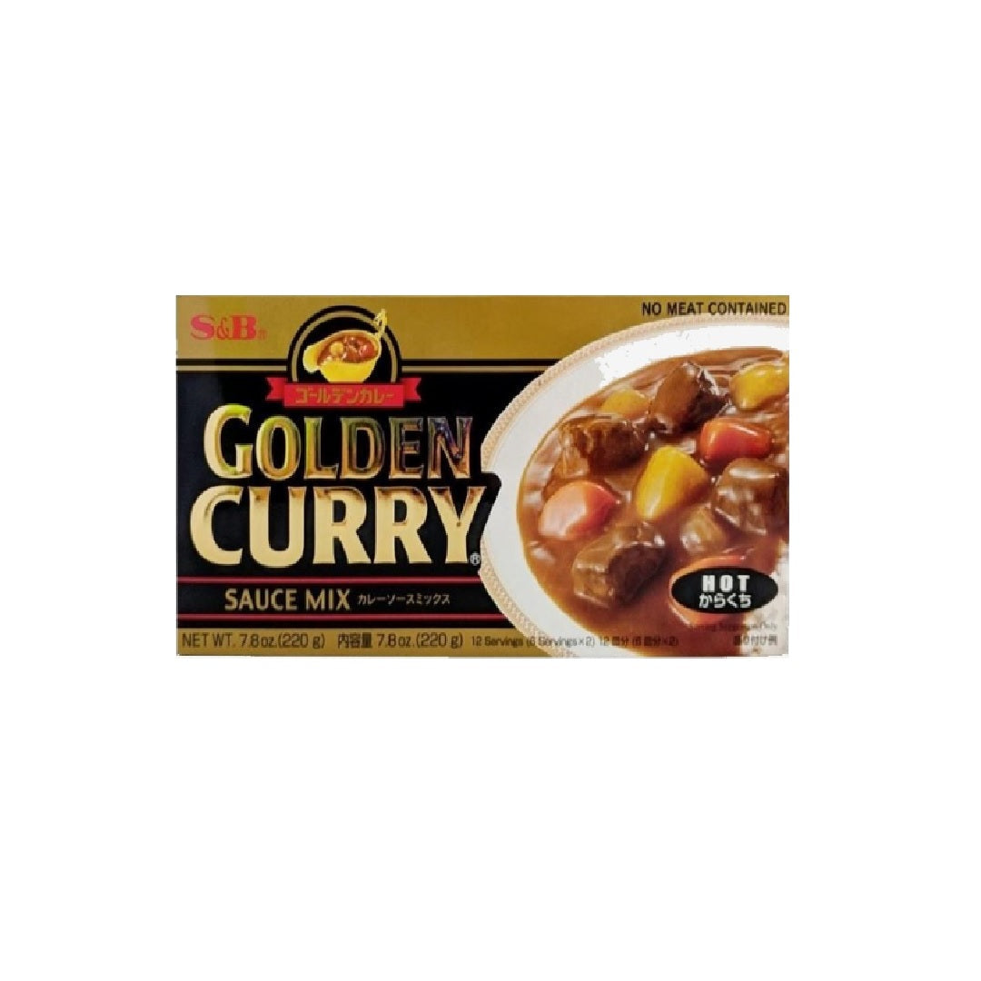 S&B Golden Curry Hot 220G