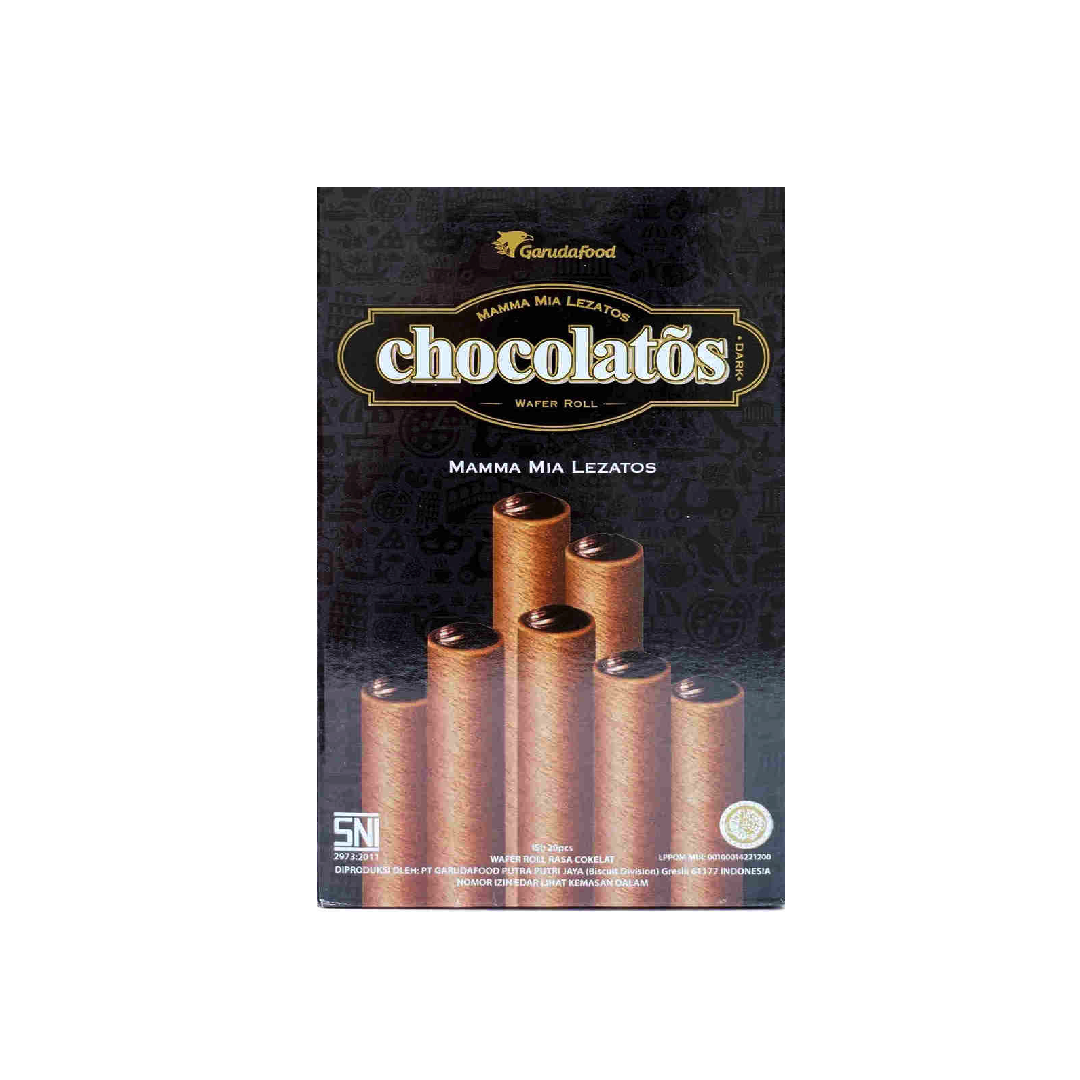 加鲁达Garuda Food Dark Chocolatos Wafer Rolls 320G