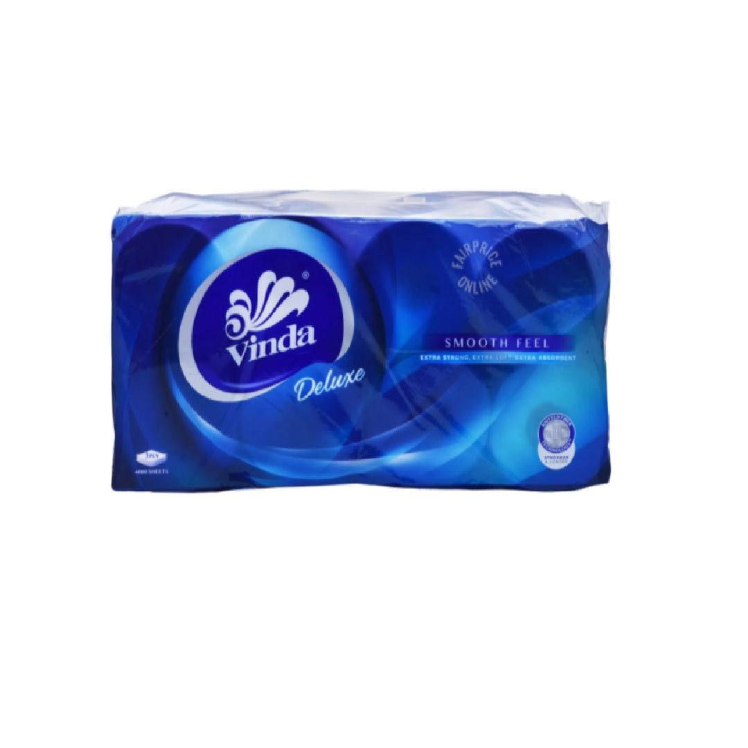 Vinda Smooth Bathroom Toilet Tissue 10 Rolls