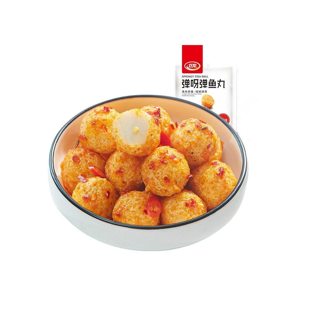 卫龙Weilong BBQ Springy Fish Ball 108G