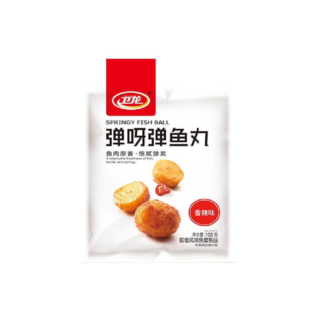 卫龙Weilong Spicy Springy Fish Ball 108G