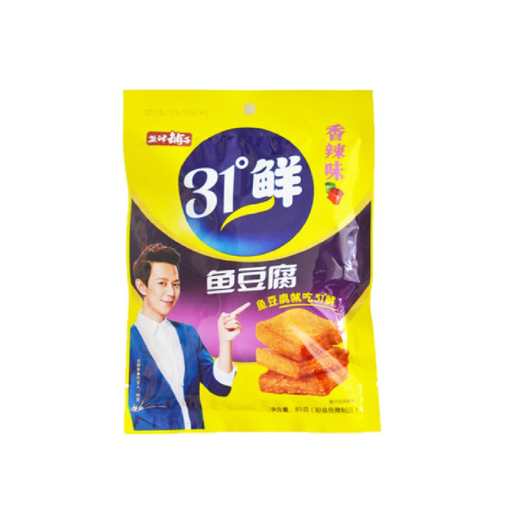 盐津铺子Yjpz Spicy Fish Tofu Beancurd 85 G