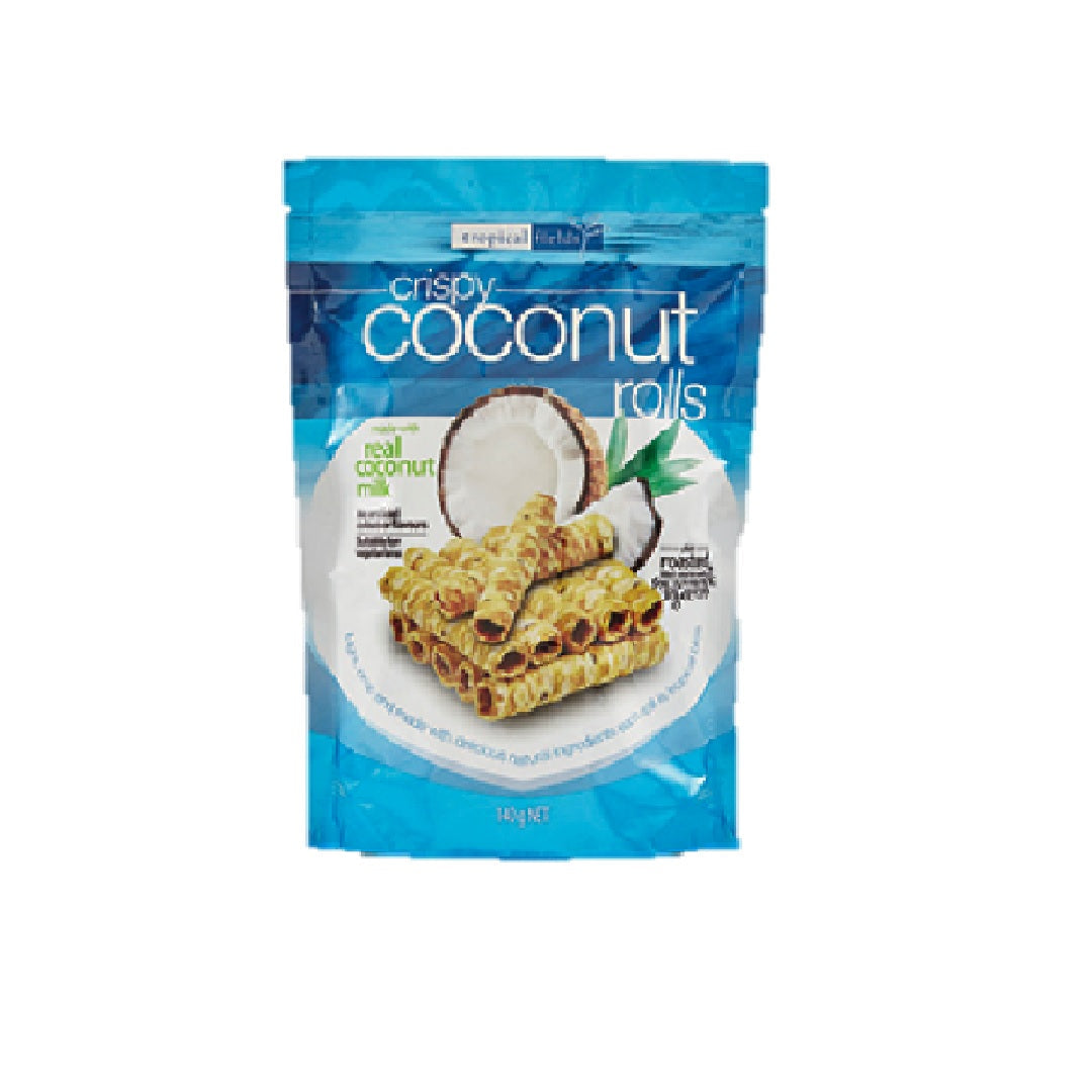 Tropical Fields Crispy Coconut Rolls 140G