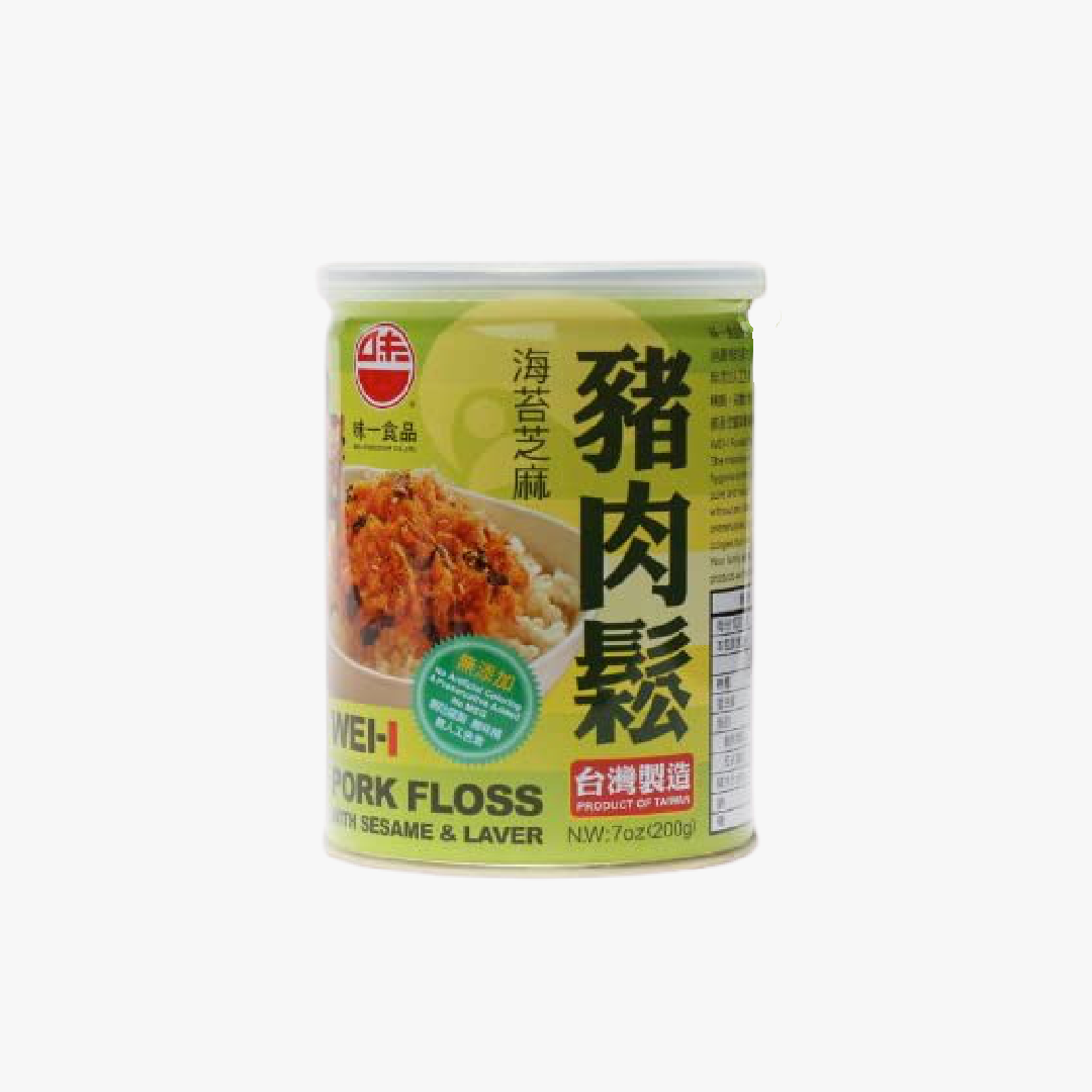 Wei-I Food Dried Pork Floss -With Laver & Sesame 200g